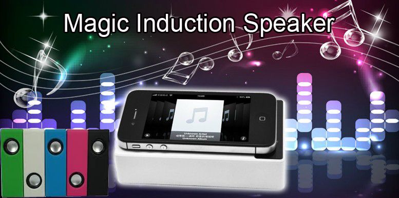 magic induction speaker, induction speaker for iphone/smartphon
