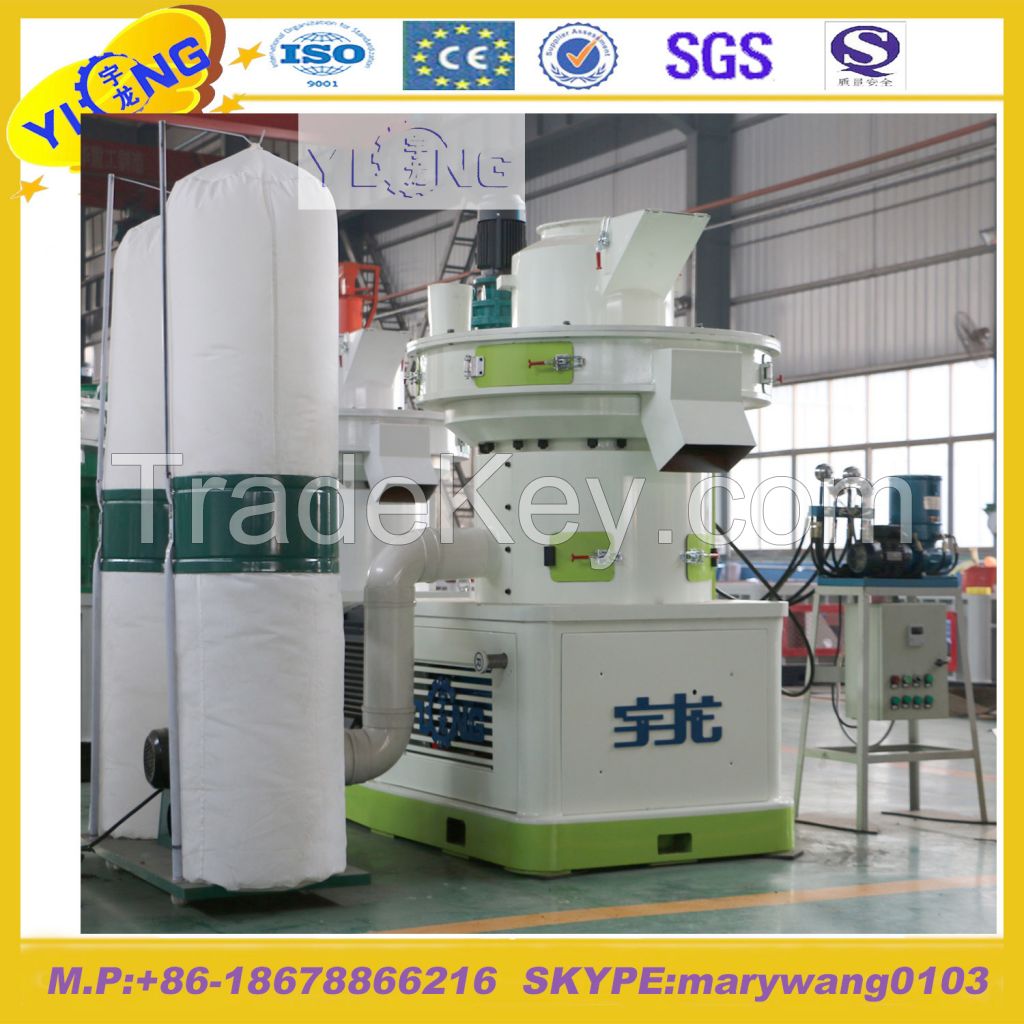 YULONG company 2.5-3t/h XGJ850 palm fiber rice husk pellet machinery price
