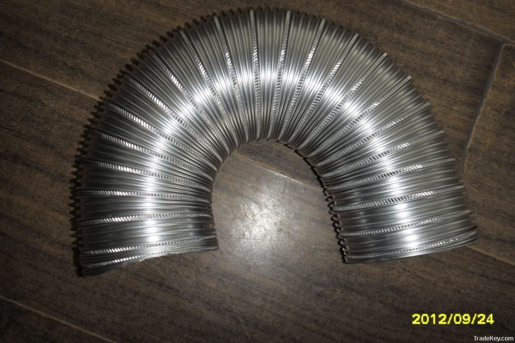 manufacturer simi-rigid aluminum flexible ducting oem