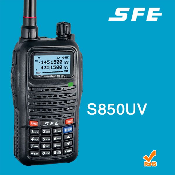 SFE S850UV UHF VHF Dual Band two way radio