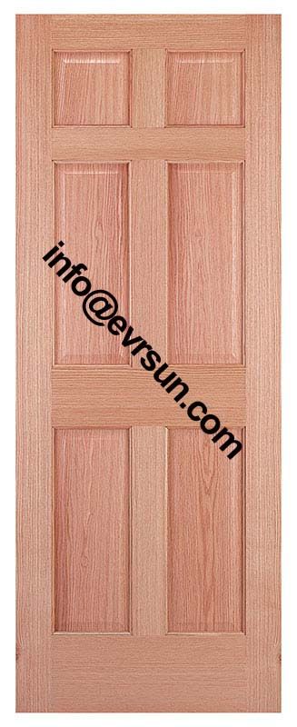 Interior Oak Veneered Engineered Door, 4 Panel, 6 Panel Door