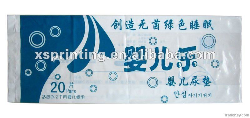 Toilet paper plastic packing bags