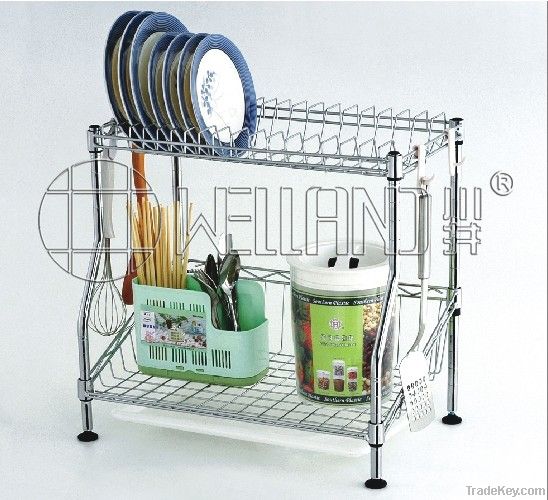 Patent Adjustable Dish Drainer Shelf