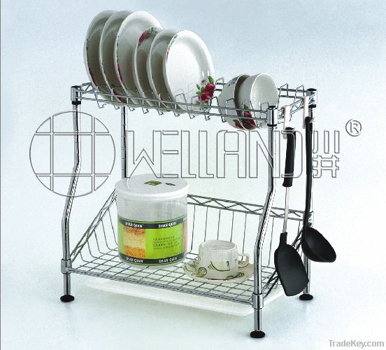Adjustable Patent Steel Dish Rack