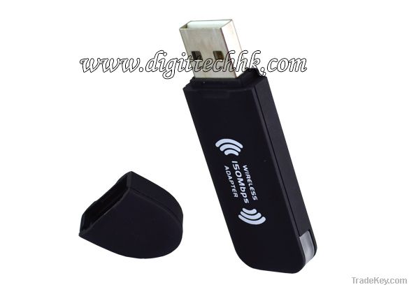 USB Wireless 802.11n WiFi Network Adapter 150Mbps