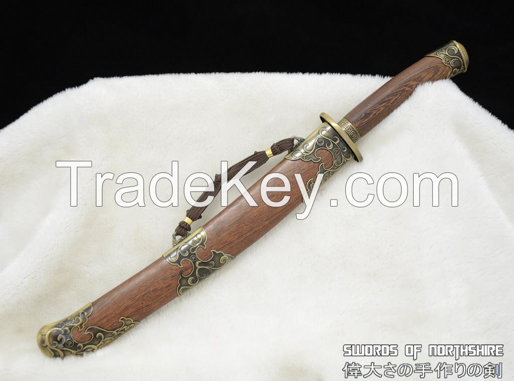 Hand Forged Qing Dynasty Ancient Chinese Folded Steel Dao Saber Sword