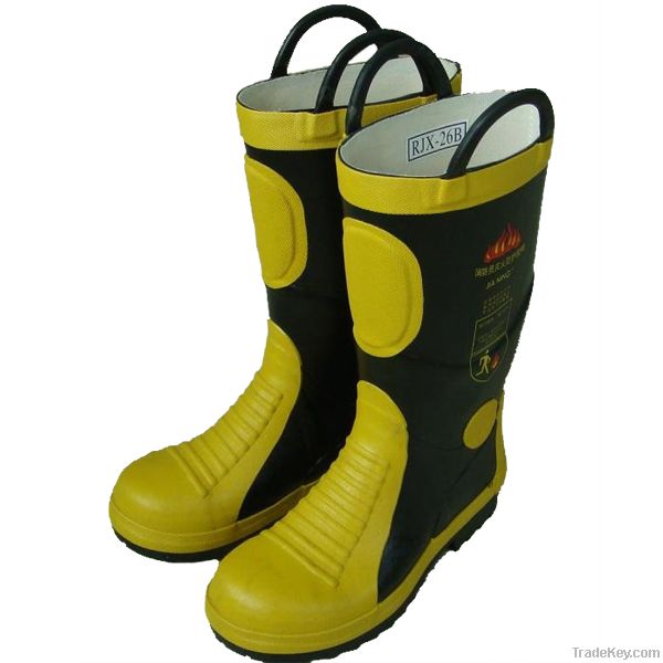 firefighter rubber boots