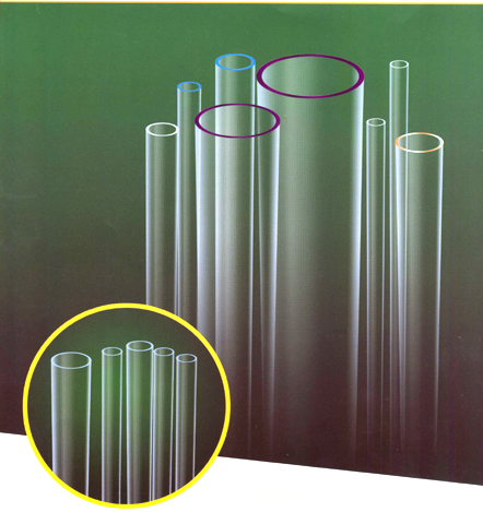 U-V Stop Quartz Glass Tube