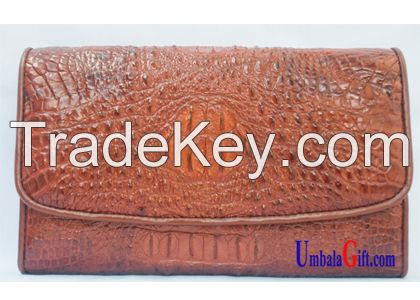 Tcro Crocodile Wallet For Woman