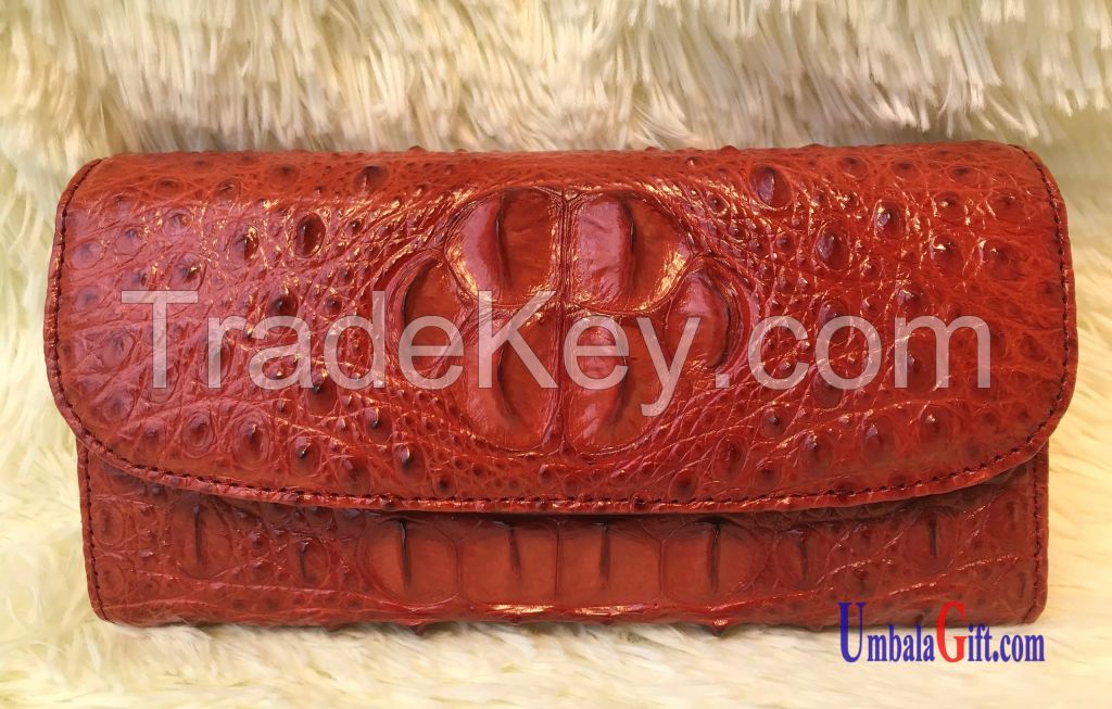 Tcro Crocodile Wallet For Woman