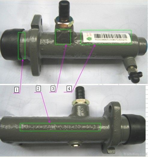 Heavy truck spare parts clutch master cylinder