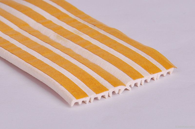 E, P, V type rubber wooden door self-adhesive rubber seal strip