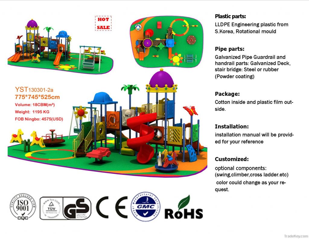 Children's slide playset of newest design