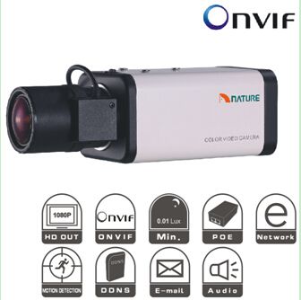 OEM manufacturer of 1080P  color Box network surveillance system CCTV IP camera