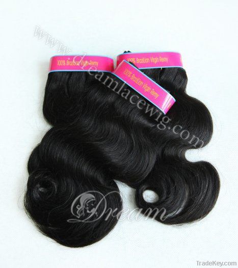 Grade5A unprocessed Virgin Brazilian Hair