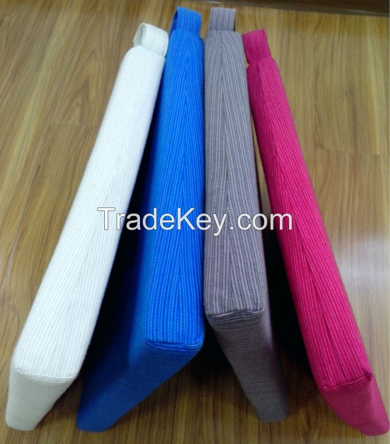 100% cotton yarn dyed Chair pads manufacturer
