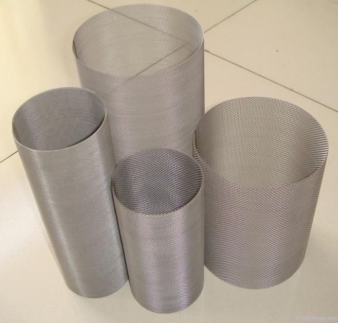 Stainless steel wire mesh filter tube