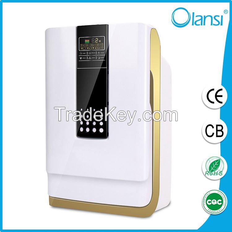 OLS-K01C OEM factory home HEPA filter air purifier with air quality monitor