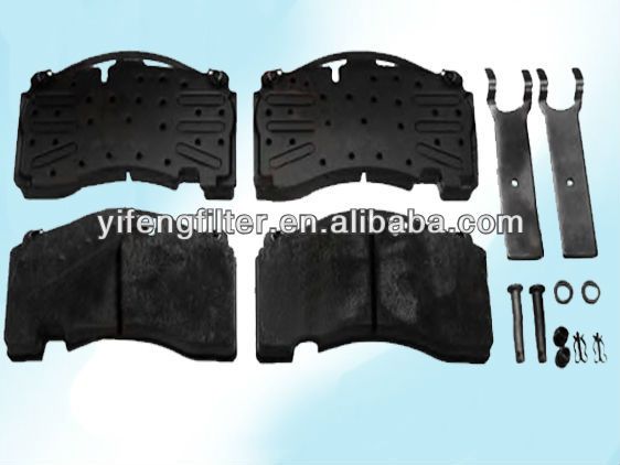 Brake pad 29171/ 0044207020 for Mercedes Benz, BPW