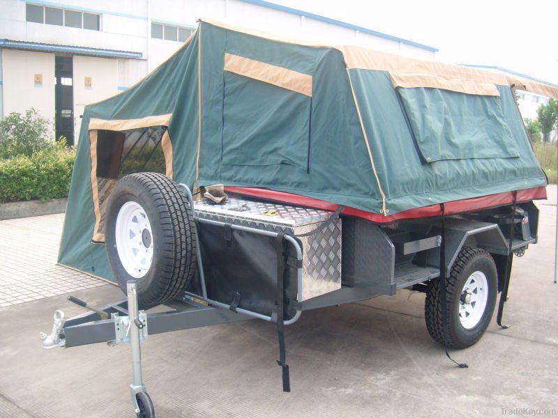 Heavy duty soft floor camper trailer
