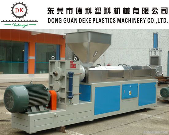 PE, PS, PP, PC, ABS flakes plastic extruder and pelletizing machine