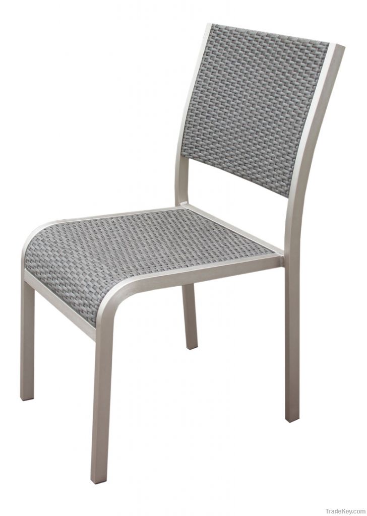 Rattan Dining side Chair for outdoor use