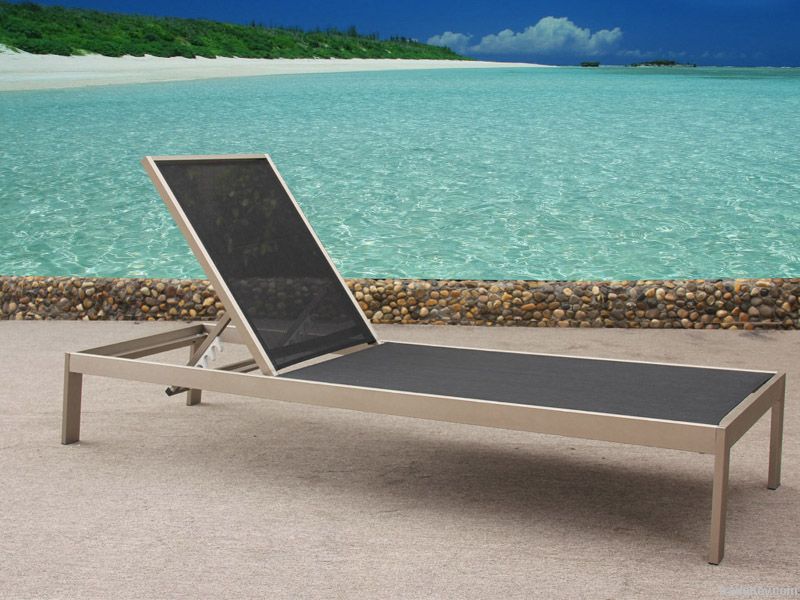 Outdoor Furniture-Sun Lounger-make of teslin fabric