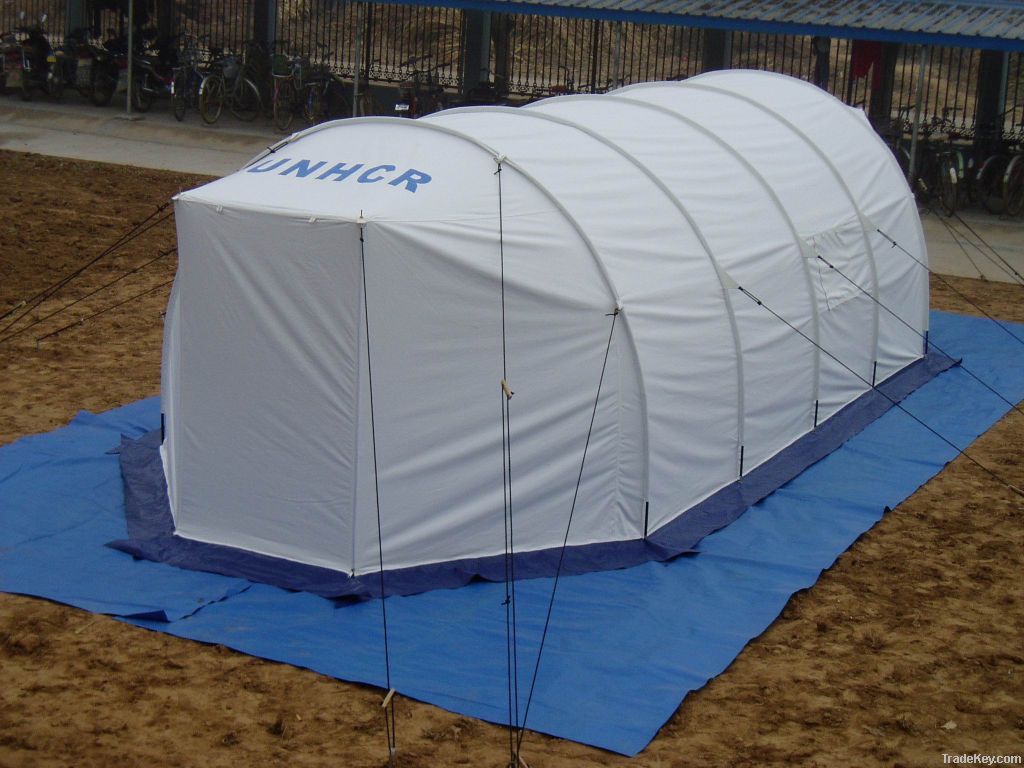 earthquake relief tent