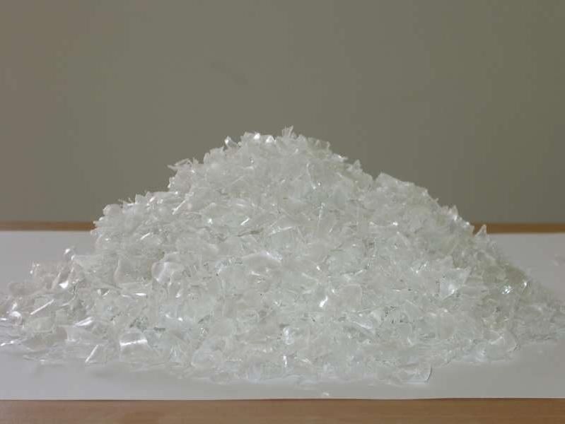Clear Hot Washed Recycled PET Flakes