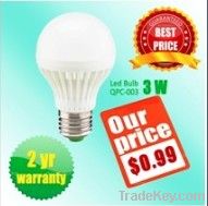 3w LED bulb light only 0.99USD