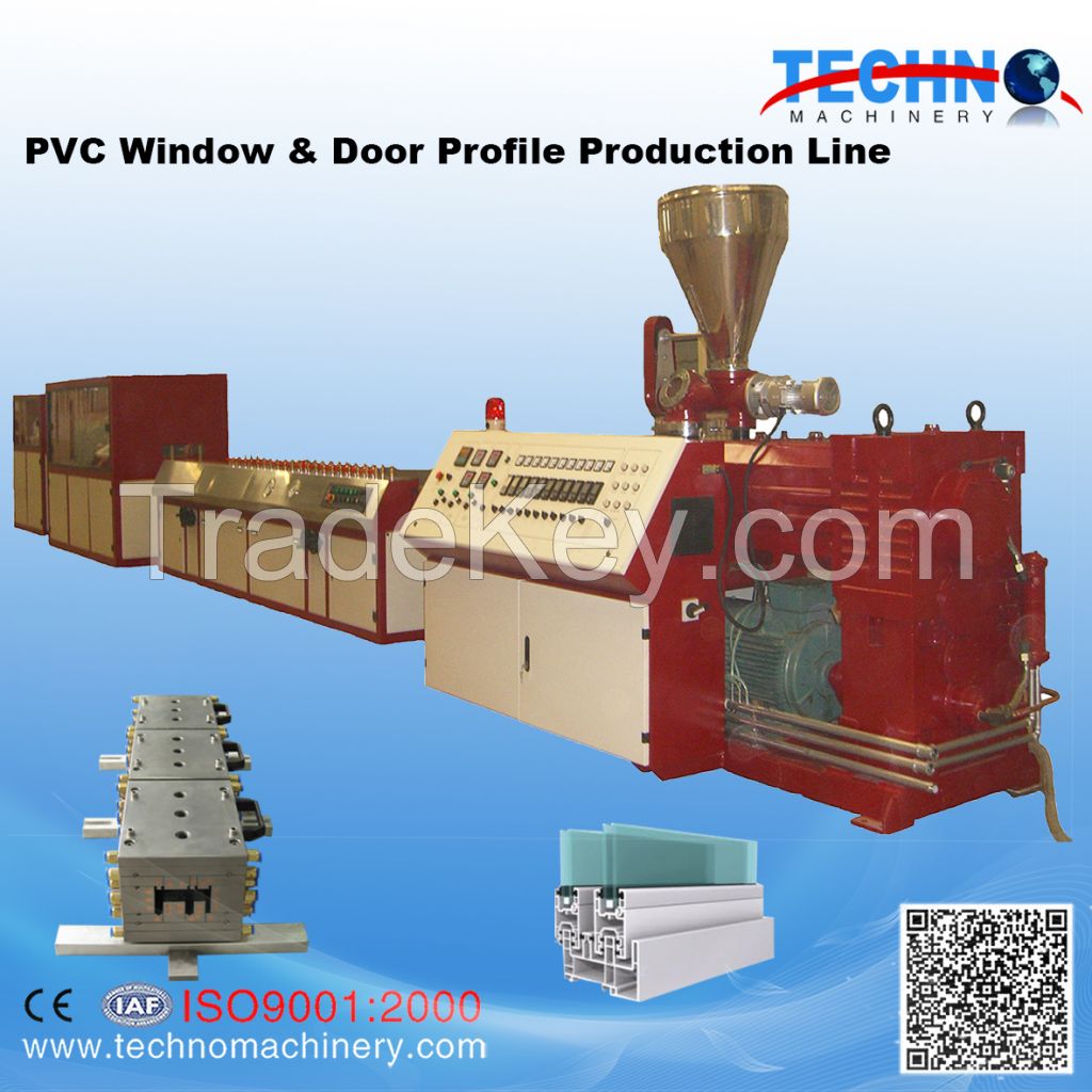 PVC Profile Extrusion Machine