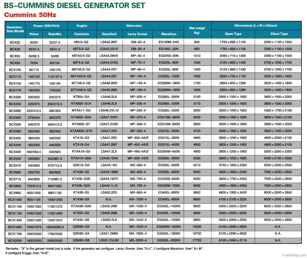 Binshi Diesel  generator set