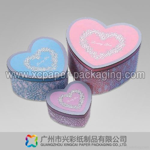 heart shaped paper boxes