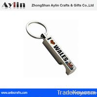promotional metal bottle opener keychain