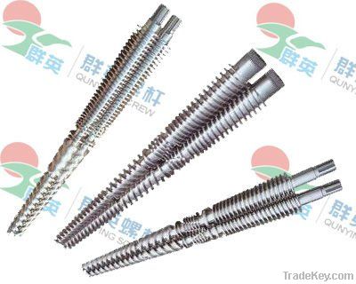 QW double conical screw barrel for extruders machine