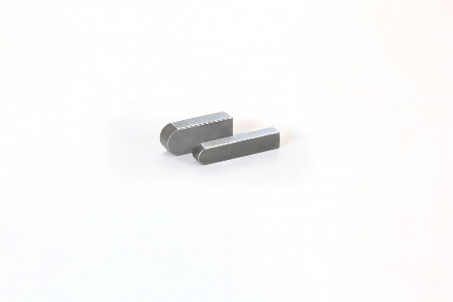 DIN6885AB- ISO2491AB- BS46- Single Round Key- Rounded Key