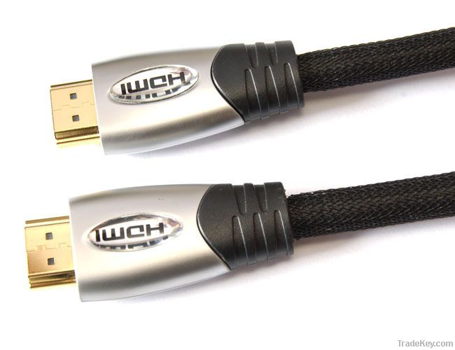 Metal Casing HDMI to HDMI Cable For HDTV