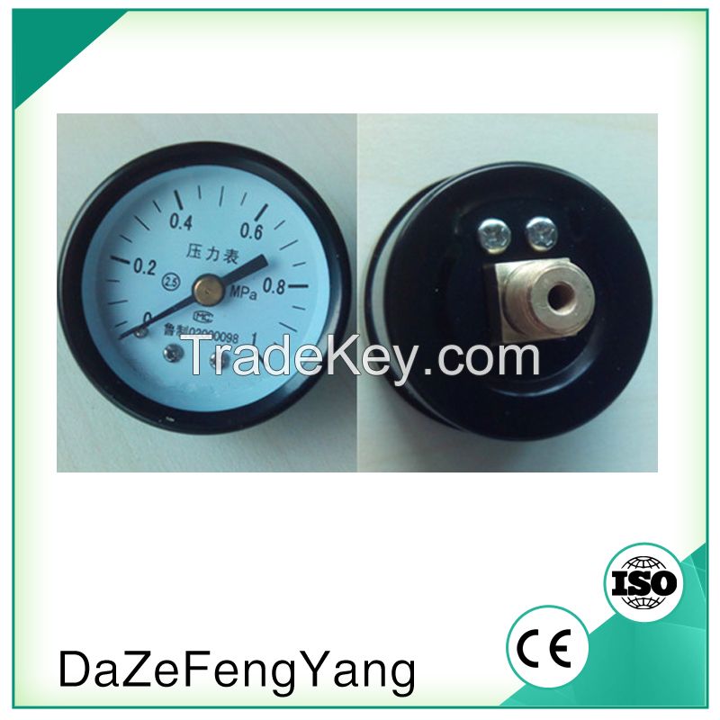 General dry economy monometer bourdon tube type pressure gauge