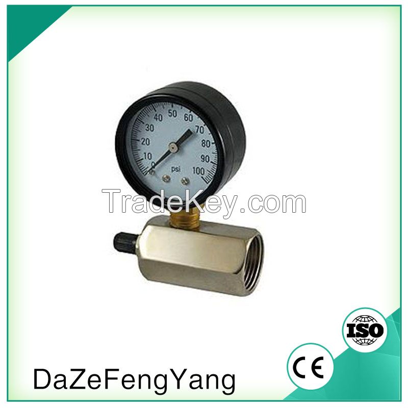 General dry economy monometer bourdon tube type pressure gauge