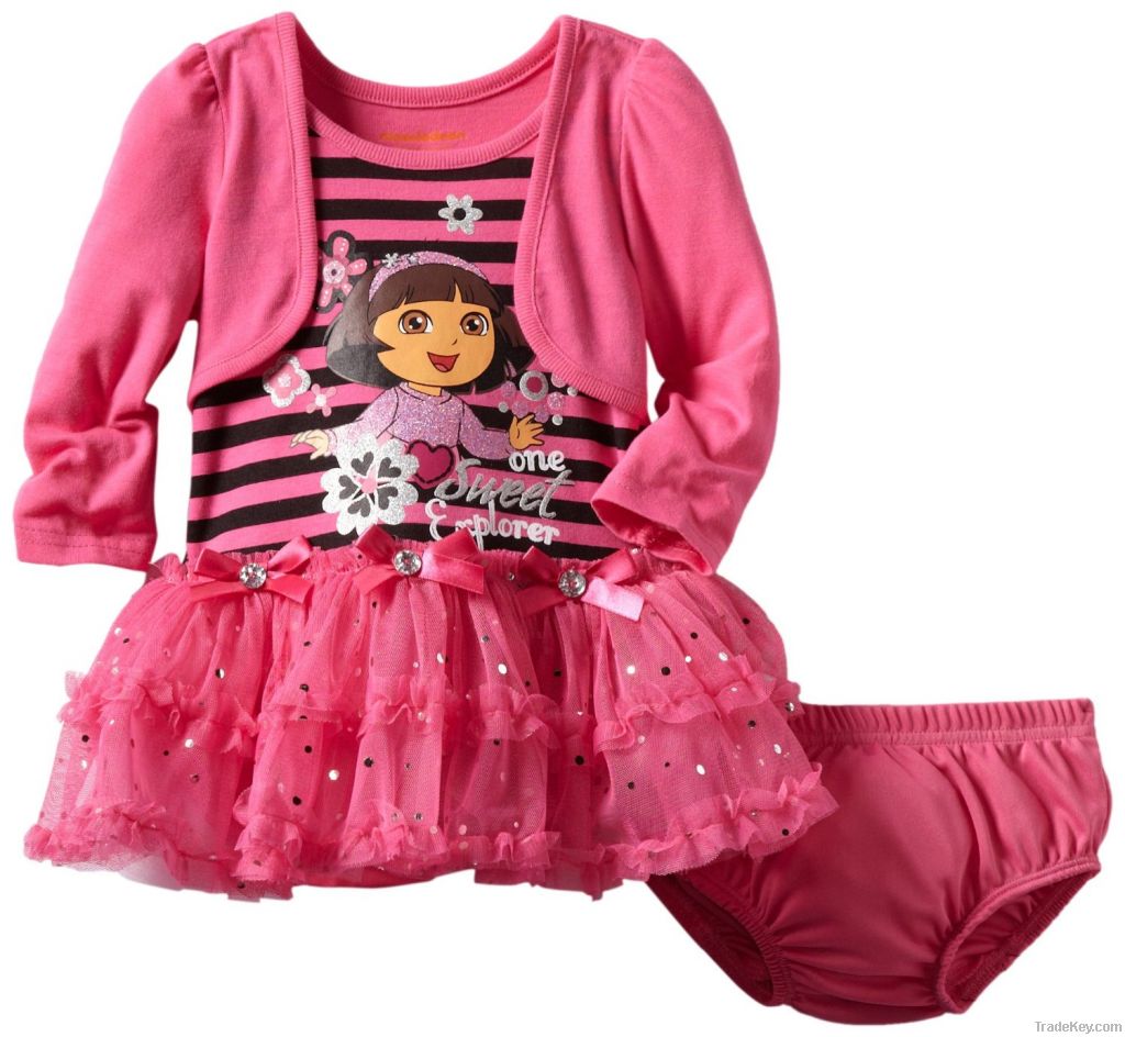 Dora girl dress set