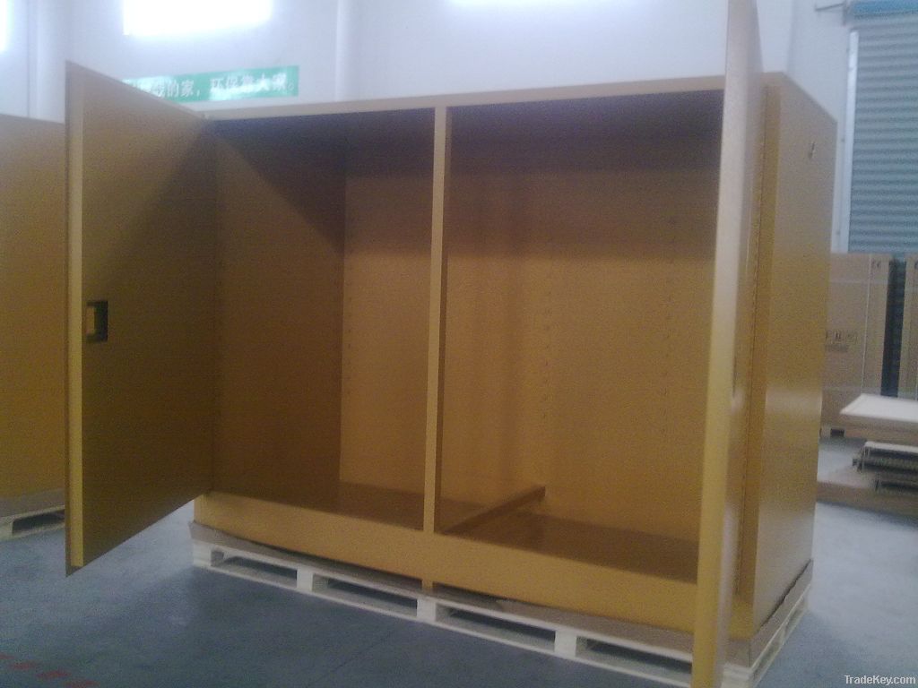 Combustible liquid fire safety cabinet