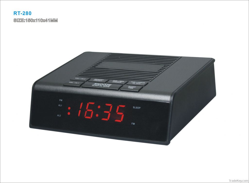 0.6"   LED CLOCK PLL AM/FM  RADIO