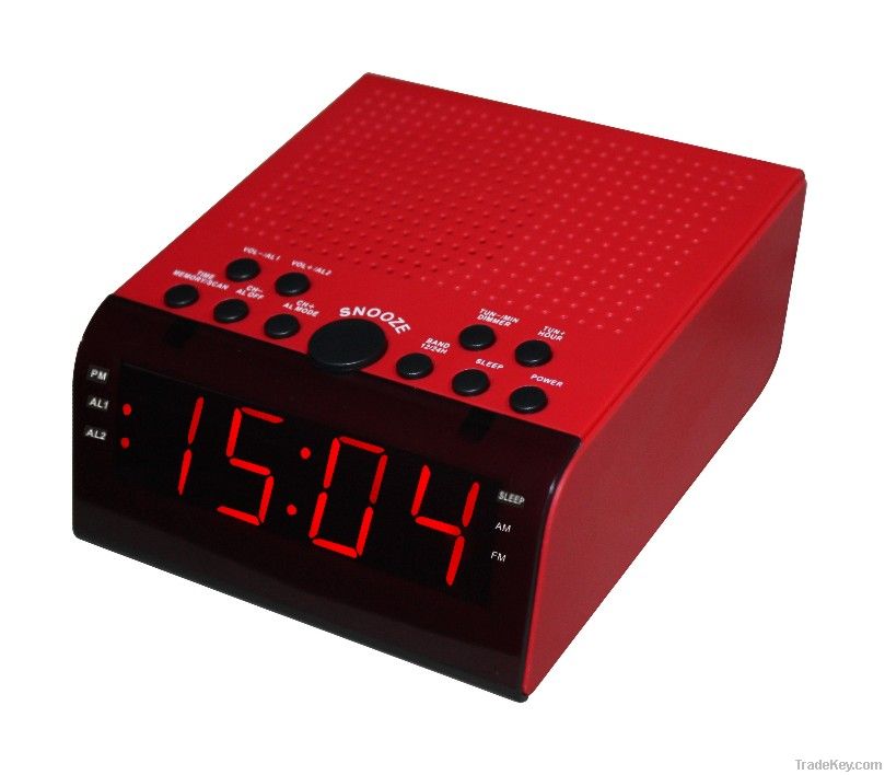 0.6"  ( or 0.9") LED CLOCK PLL AM/FM  RADIO