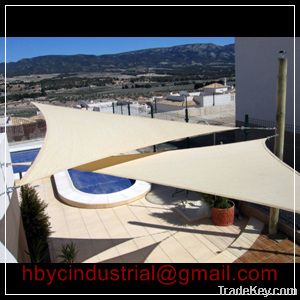 SUN SAIL SHADE - TRIANGLE CANOPY COVER-OUTDOOR PATIO AWNING