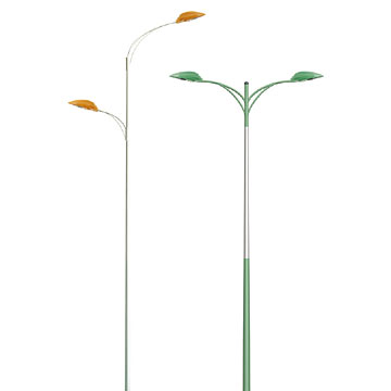 Dual Arm Lamp Poles