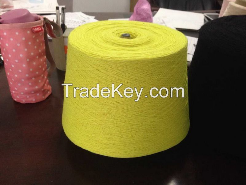 Cashmere blended yarn for machine knitting, cashmere yarn price in China