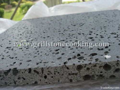 Volcanic basalt grill cooking stone