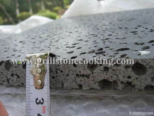Volcanic basalt grill cooking stone