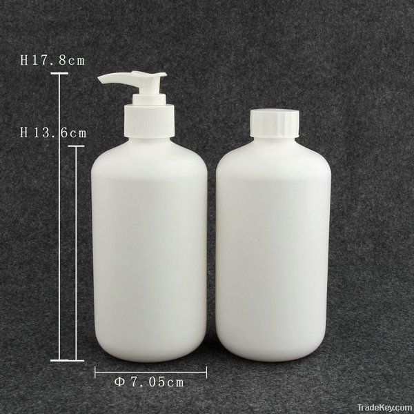 500ml Plastic HDPE Shampoo Bottle (JF-130)