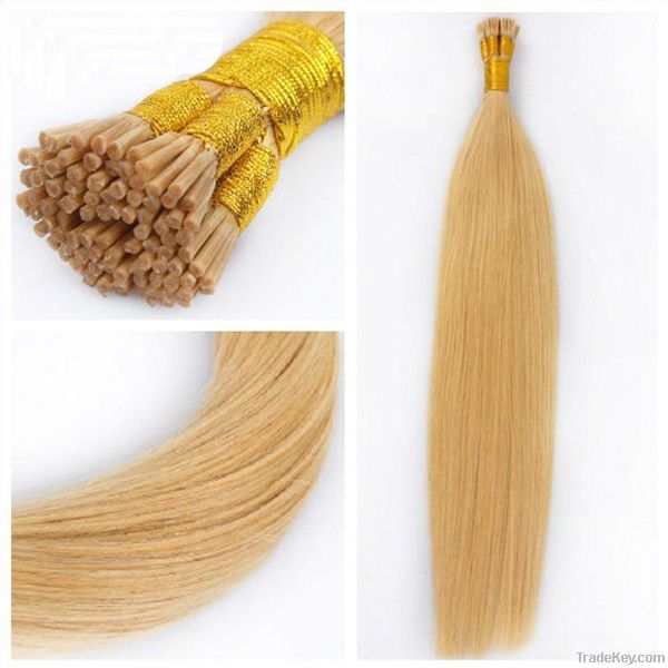 100% Brazilian human I-tip hair extension